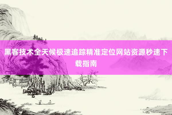 黑客技术全天候极速追踪精准定位网站资源秒速下载指南